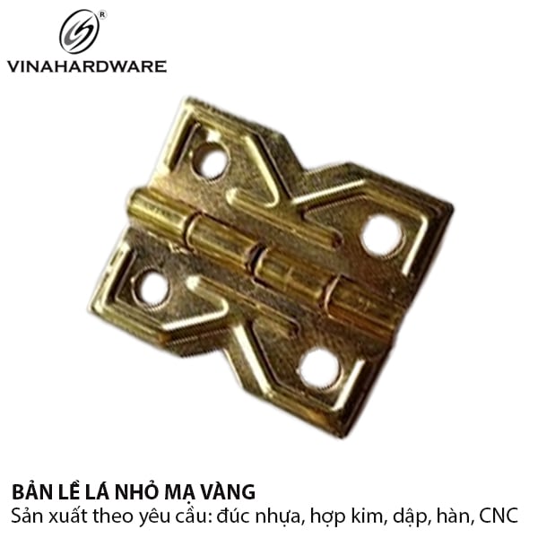 Bản lề lá kiểu Vinahardware màu đồng 30x20mm 1230.4.11087