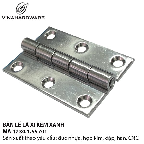 Bản lề lá sắt Vinahardware xi kẽm - 1230.1.55701
