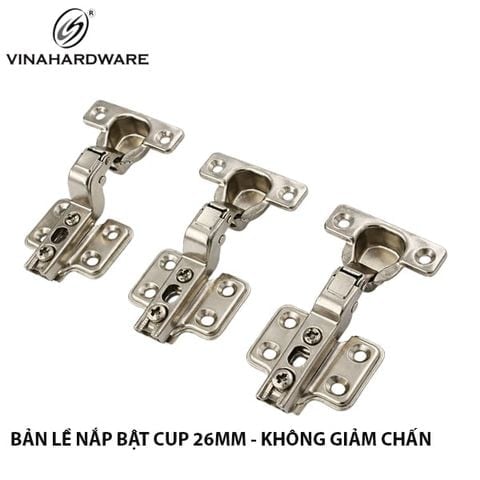 Bản lề nắp bật cup 26mm - Không giảm chấn - 1206.2.11041 (Đế cố định)