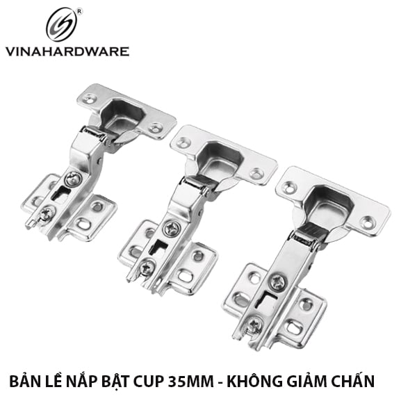 Bản lề nắp bật cup 35mm - Không giảm chấn - 1202.4.00041 (Đế cố định)