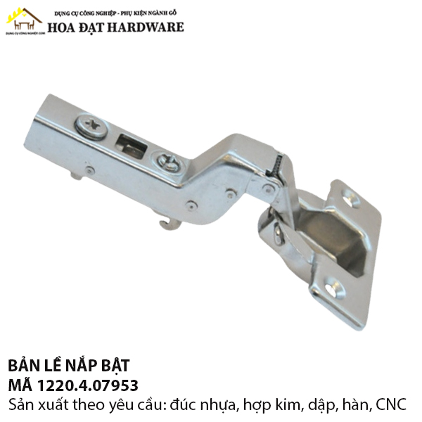 Bản lề tủ giảm chấn góc mở 95° - H0095C