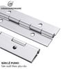 Bản lề piano bản 80mm, dày 2mm, dài 2000mm, inox 304 Vinahardware - VNH8020002IN