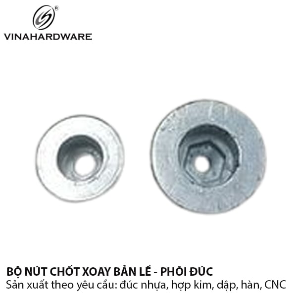 Nút kệ giày 2 tầng nhỏ, hàng phôi - 1620.3.00120