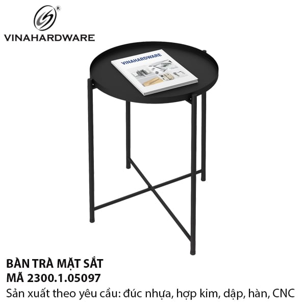 Bàn trà tròn khung sắt – 2300.1.05097