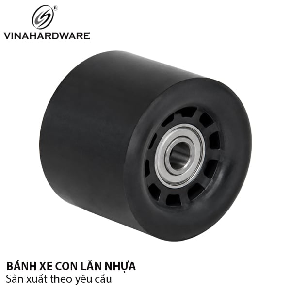 Bánh xe cao su bạc đạn loại tải trọng chuyên dụng đẩy chịu lực êm 1407.1.00783
