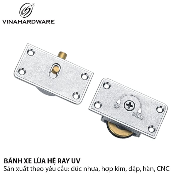 Bánh xe cửa lùa bằng đồng Vinahardware 1410.4.01010