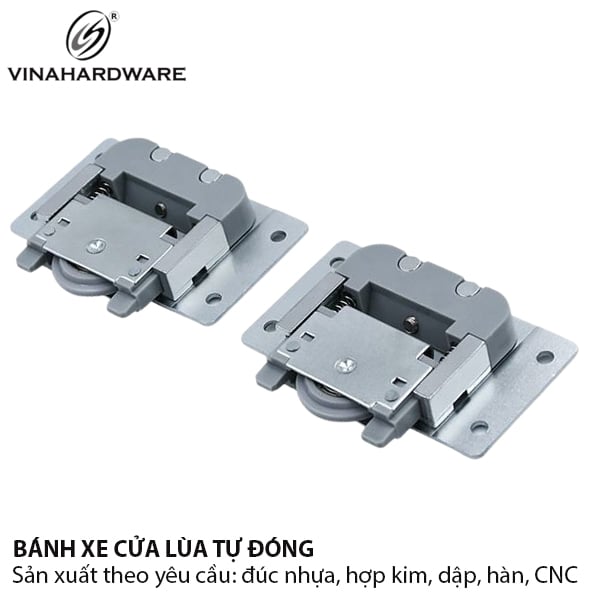 Bánh xe ray cửa lùa giảm chấn tự đóng 1407.4.11002