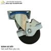Bánh xe Vinahardware phi 150mm, có khóa, xoay được, màu đen - CT150CK