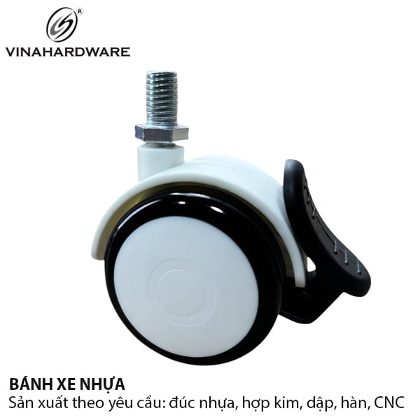 Bánh xe nhựa cao cấp Vinahardware 1402.3.21020