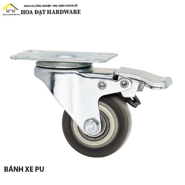 Bánh xe Pu càng trắng - 1400.4.12050