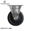 Bánh xe cao su cố định (1 chiều) Vinahardware - 1406.4.00075