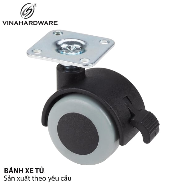 Bánh xe tủ có khóa VN1 - CT49040A1