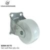 Bánh xe nhựa Vinahardware phi 50mm, tổng cao 65mm, màu trắng - CT5065