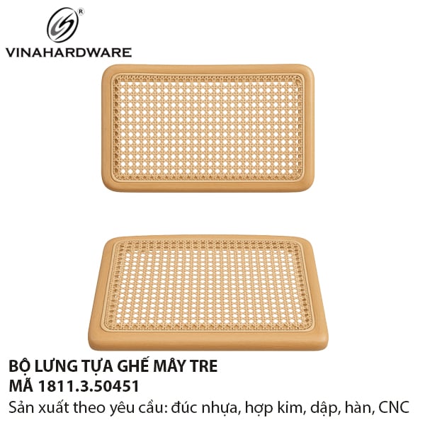 Bộ Tựa Lưng & Mặt Ghế Mây Tre 1811.3.50451