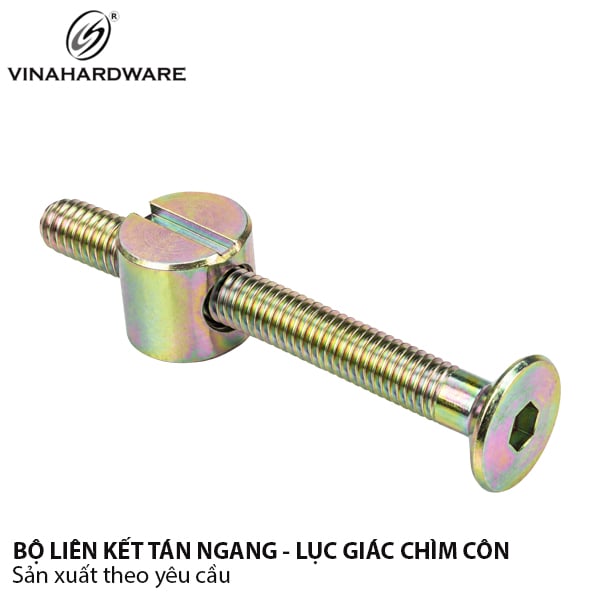 Bộ ốc liên kết - tán ngang CRS613D15 Vinahardware - HDSB304
