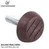Chỉnh chân bàn 3 vạch màu nâu Vinahardware loại 1/4*25mm, đế nhựa 6x21mm