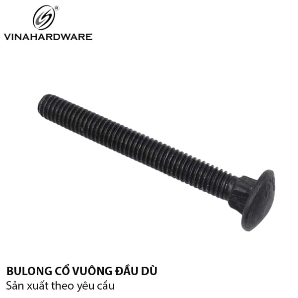 Bulong cổ vuông, xi đen Vinahardware - 8106.0.18251