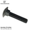 Bulong cổ vuông Vinahardware kích thước M6x50 màu đen CS650BV