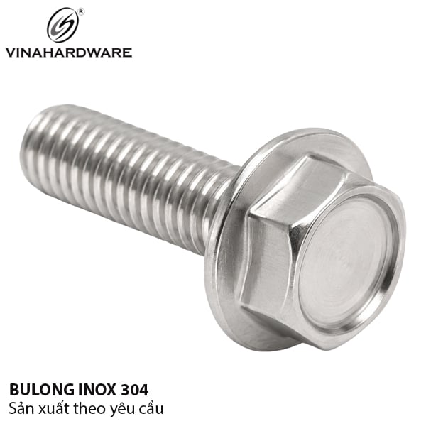 Bulong lục giác ngoài M8, inox 304 Vinahardware - BHO855IN