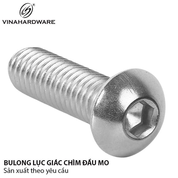 Bulong đầu mo 1/4 Vinahardware, inox 304 - HSS1429IN