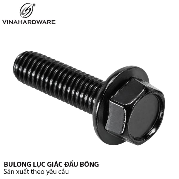 Bulong đầu bông hệ inches M1/4 màu đen Vinahardware - PCS115