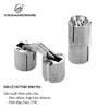 Bản lề chữ thập hình trụ màu bạc Vinahardware - H01633