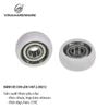 Bánh xe con lăn bọc nhựa Vinahardware - CT020PU