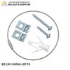 Bộ cáp pát chống lật màu trắng Vinahardware - P170925