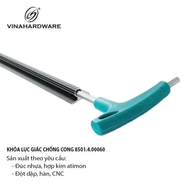 Khóa lục giá cho thanh chống cong - HKCC06