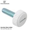 Chỉnh chân bàn 1 vạch M6, màu trắng - TA615TP23W