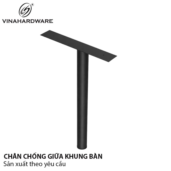 Khung chân trụ tròn Vinahardware, sơn đen - VNH4007575B