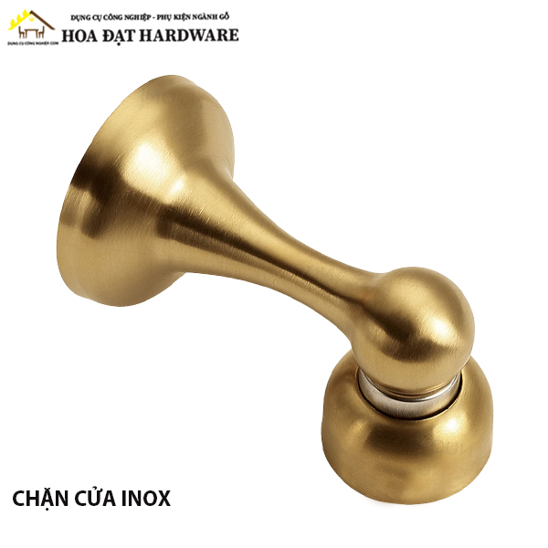 Chốt nam châm chặn cửa inox 201 màu vàng - DC0097V