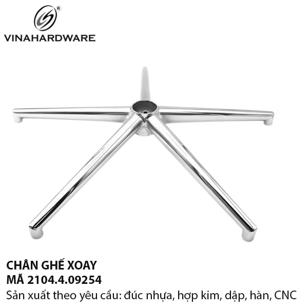 Chân ghế xoay hợp kim đúc Vinahardware – Mã 2104.4.09254