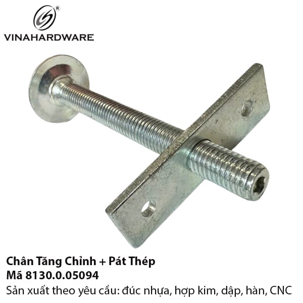 Chân Tăng Chỉnh + Pát Thép – Mã 8130.0.05094