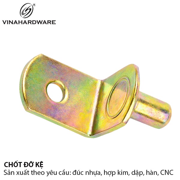 Chốt đỡ kệ 7 màu Vinahardware phi 6mm 2200.3.00147
