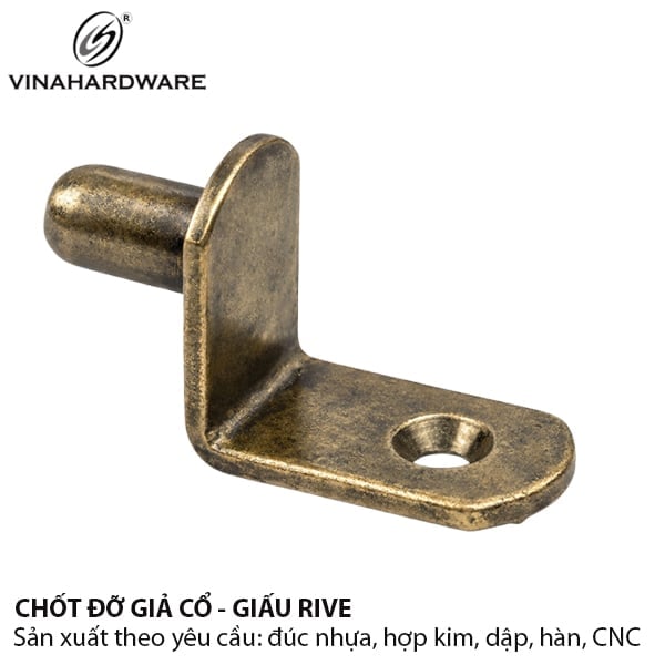 Chốt đỡ kệ Vinahardware giả cổ cao cấp 2200.1.01141