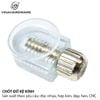Chốt (dương) đỡ kệ kính nêm cao su hai thành phần 2200.3.12150
