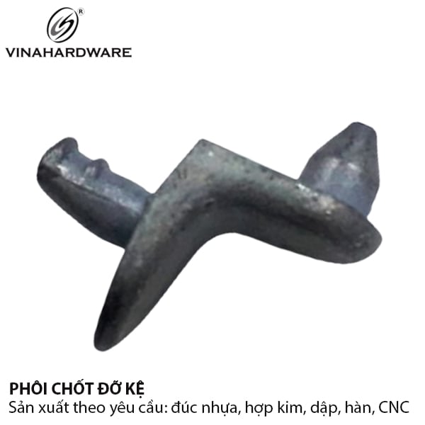 Chốt đỡ kệ tủ không ren Vinahardware 2200.3.00120