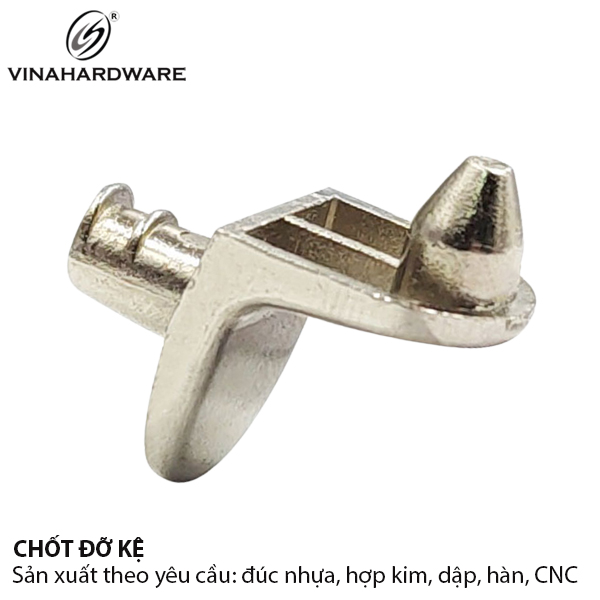 Chốt đỡ kệ tủ không ren Vinahardware 2200.3.00129