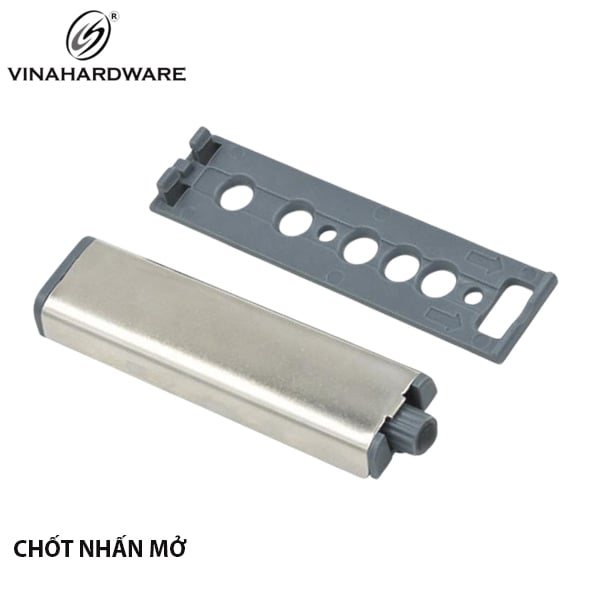 Chốt nhấn mở Vinahardware loại 80x20 có nam châm hít màu vàng VNH PO893