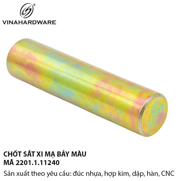 Chốt sắt xi mạ bảy màu mã 2201.1.11240
