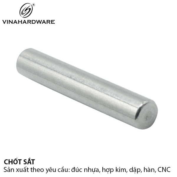Chốt sắt xi trắng Vinahardware 2201.1.03174