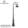 Cột đèn sân vườn ngoài trời, khung chân gang đúc Vinahardware - VNH104161