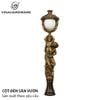 Cột đèn sân vườn ngoài trời, gang đúc Vinahardware - VNH094661