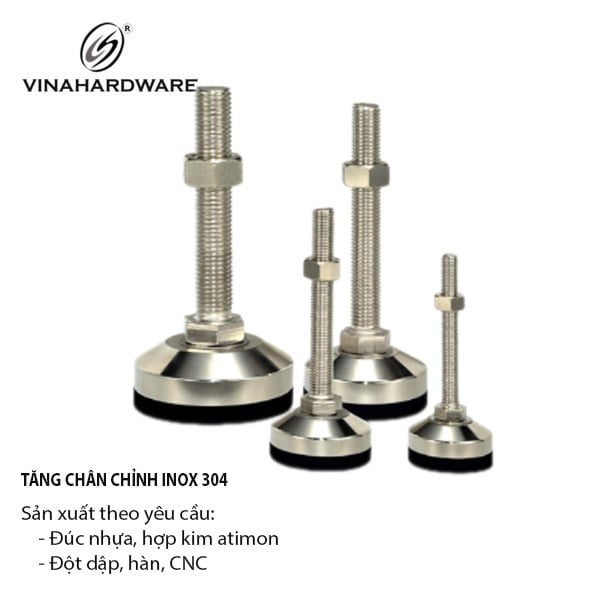 Tăng chân chỉnh inox 304 Vinahardware - 2702.4.10003