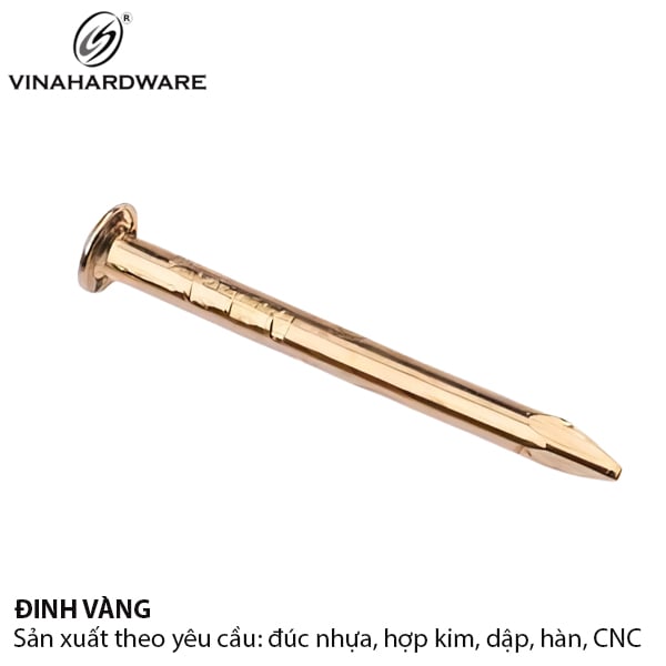 Đinh vàng phi 2 dài 16mm - 8603.4.02167 (hộp)