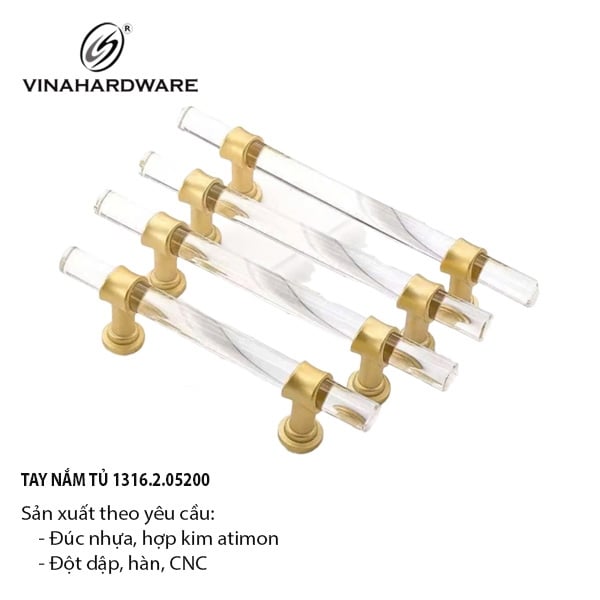 Tay nắm tủ Vinahardware - HD052N128