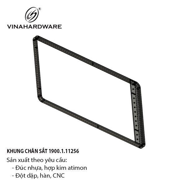 Khung chân sắt Vinahardware, sơn đen - VNH1125630B