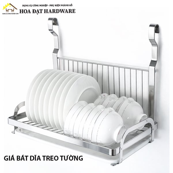 Giá để đĩa treo ngoài Inox nan dẹt 304 - 4100.4.02630