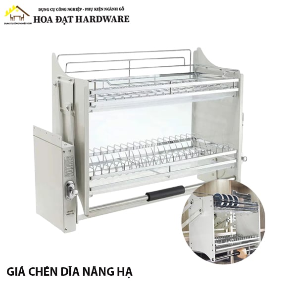 Giá bát đĩa di động inox- 4100.4.0070